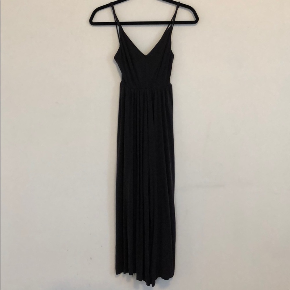 Silence + Noise Dark Grey Cross Jumpsuit